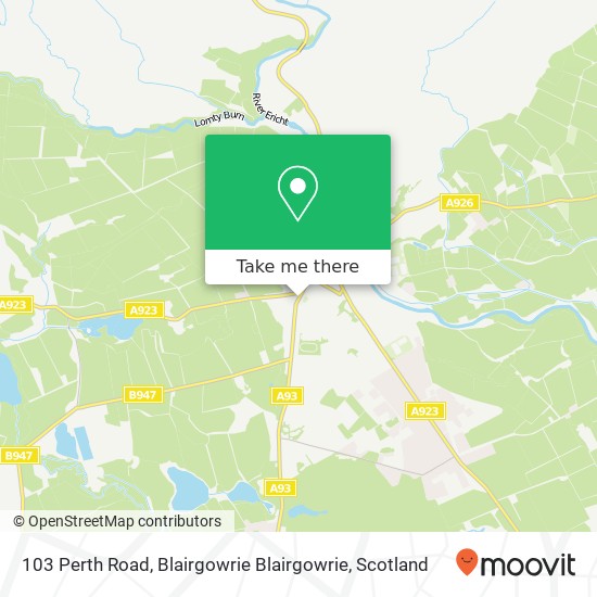 103 Perth Road, Blairgowrie Blairgowrie map