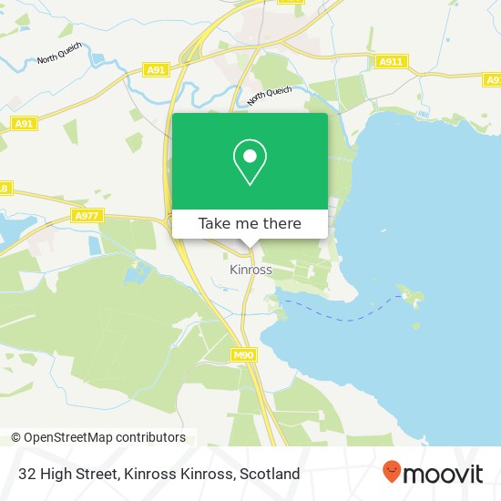 32 High Street, Kinross Kinross map