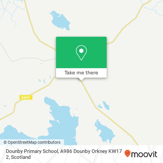 Dounby Primary School, A986 Dounby Orkney KW17 2 map