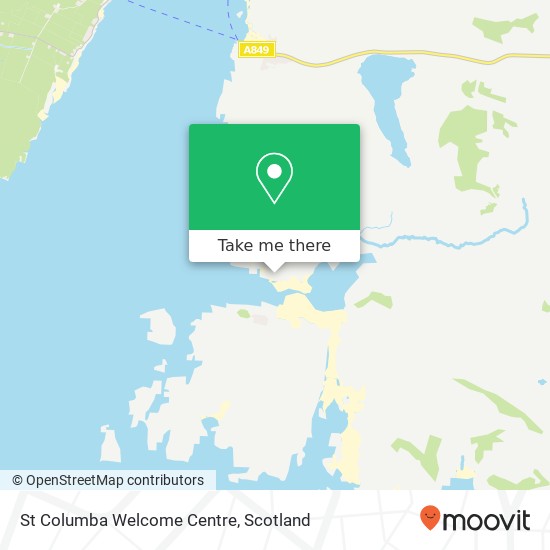 St Columba Welcome Centre map