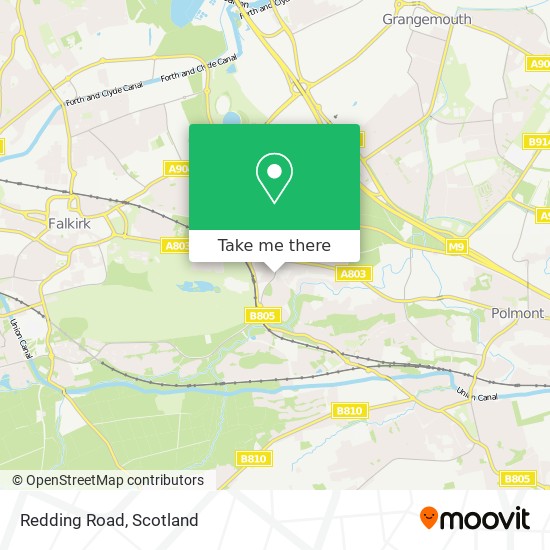 Redding Road map