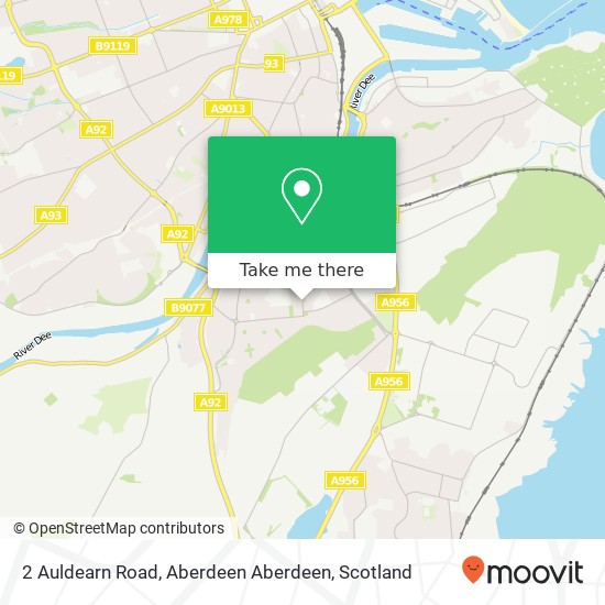 2 Auldearn Road, Aberdeen Aberdeen map