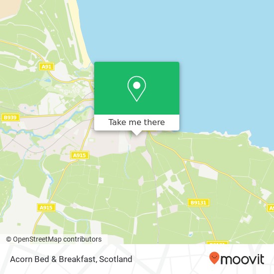 Acorn Bed & Breakfast map