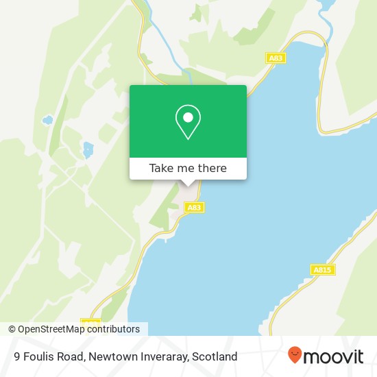 9 Foulis Road, Newtown Inveraray map