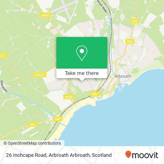 26 Inchcape Road, Arbroath Arbroath map