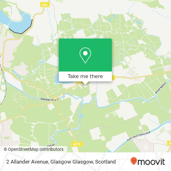 2 Allander Avenue, Glasgow Glasgow map