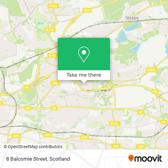 8 Balcomie Street map