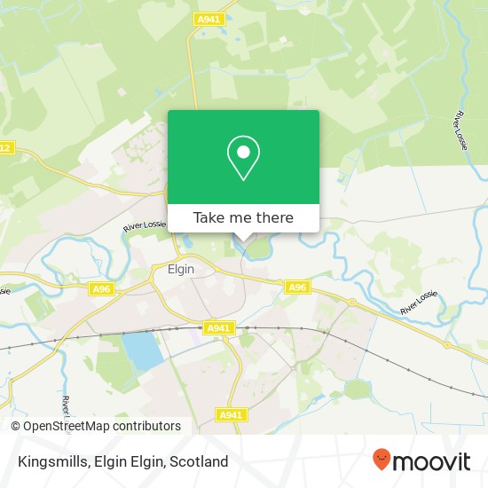 Kingsmills, Elgin Elgin map