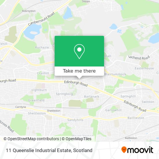 11 Queenslie Industrial Estate map