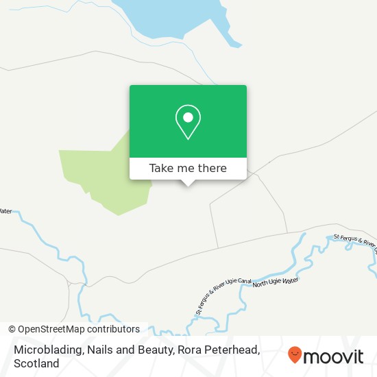 Microblading, Nails and Beauty, Rora Peterhead map