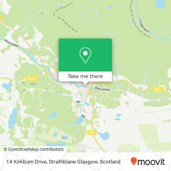 14 Kirkburn Drive, Strathblane Glasgow map