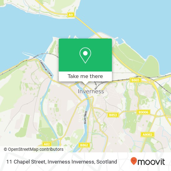 11 Chapel Street, Inverness Inverness map