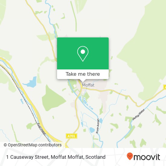 1 Causeway Street, Moffat Moffat map