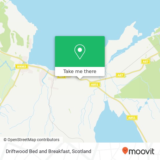 Driftwood Bed and Breakfast map