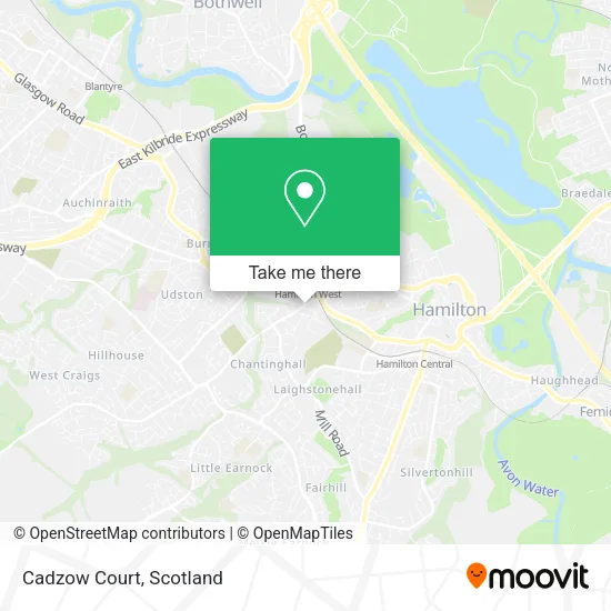 Cadzow Court map