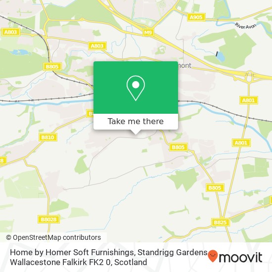 Home by Homer Soft Furnishings, Standrigg Gardens Wallacestone Falkirk FK2 0 map