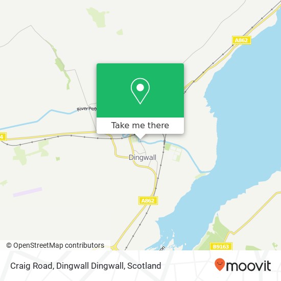 Craig Road, Dingwall Dingwall map