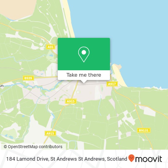 184 Lamond Drive, St Andrews St Andrews map