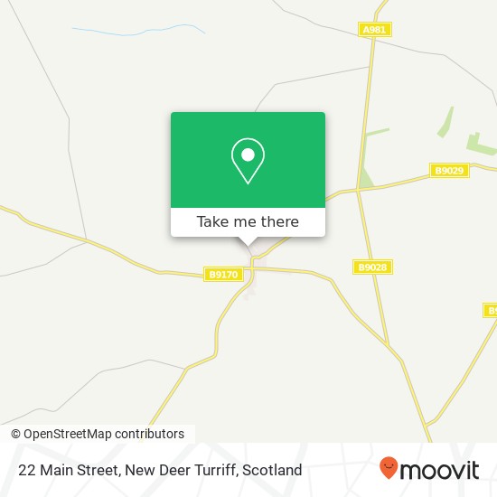 22 Main Street, New Deer Turriff map