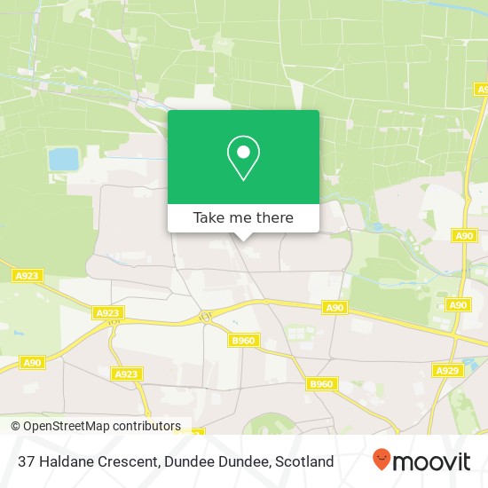 37 Haldane Crescent, Dundee Dundee map