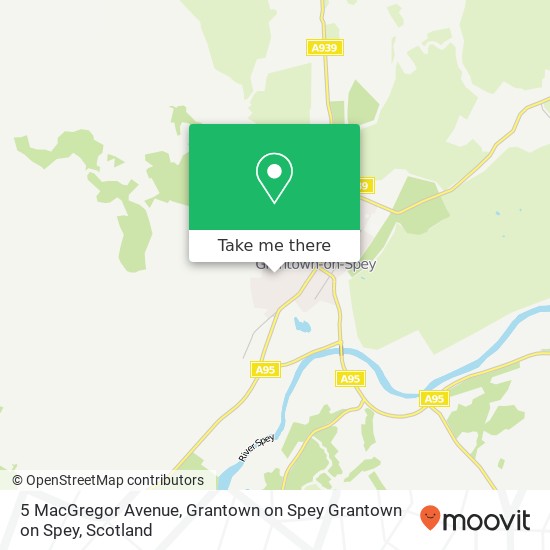 5 MacGregor Avenue, Grantown on Spey Grantown on Spey map