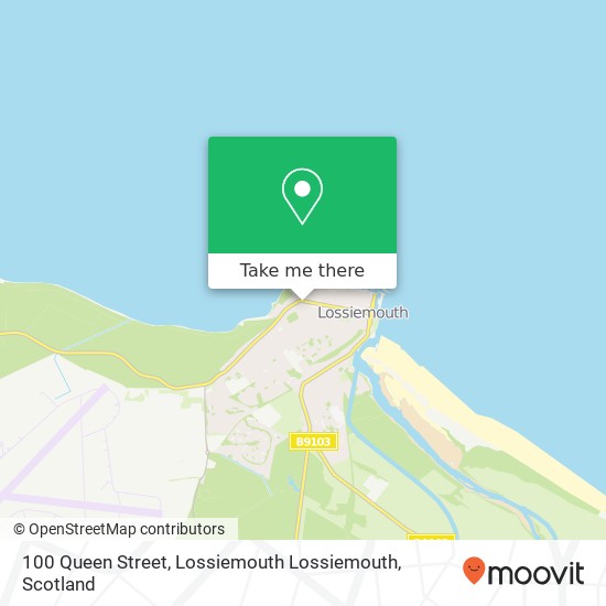 100 Queen Street, Lossiemouth Lossiemouth map