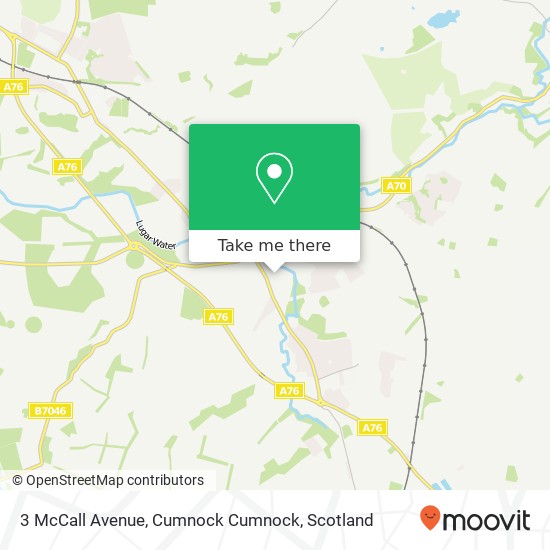 3 McCall Avenue, Cumnock Cumnock map