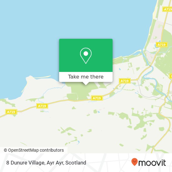 8 Dunure Village, Ayr Ayr map