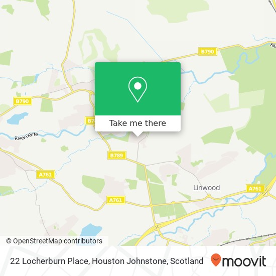 22 Locherburn Place, Houston Johnstone map