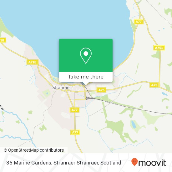 35 Marine Gardens, Stranraer Stranraer map