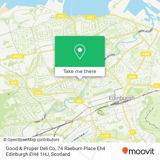 Good & Proper Deli Co, 74 Raeburn Place Eh4 Edinburgh EH4 1HJ map