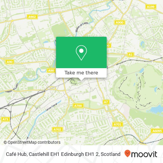 Café Hub, Castlehill EH1 Edinburgh EH1 2 map