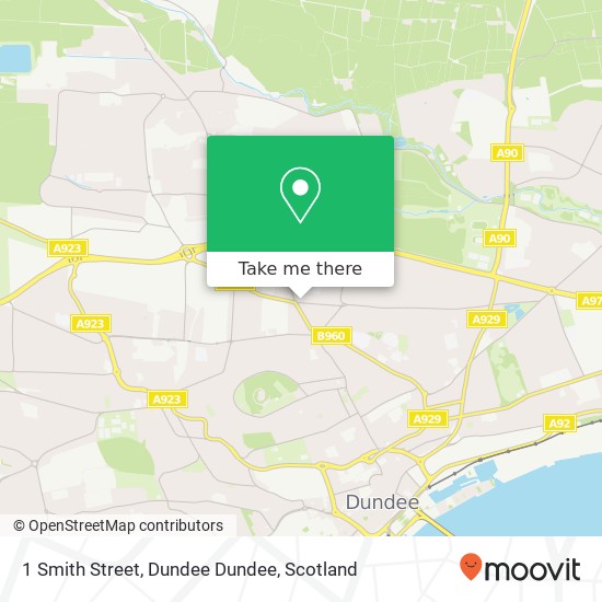 1 Smith Street, Dundee Dundee map