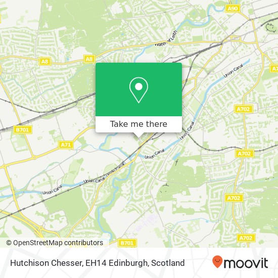 Hutchison Chesser, EH14 Edinburgh map