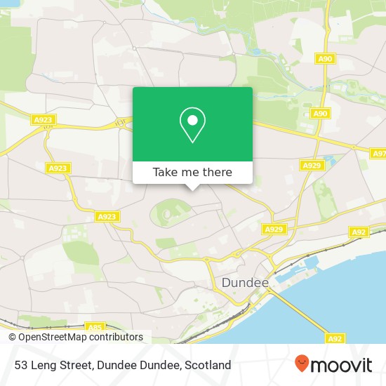 53 Leng Street, Dundee Dundee map