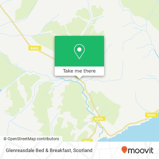 Glenreasdale Bed & Breakfast map