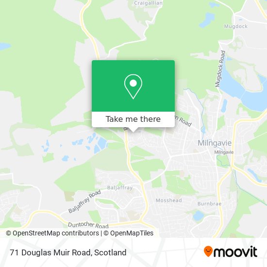 71 Douglas Muir Road map