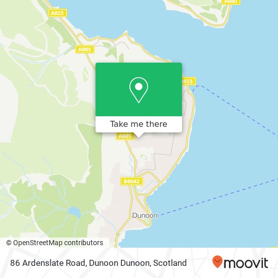 86 Ardenslate Road, Dunoon Dunoon map