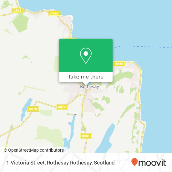 1 Victoria Street, Rothesay Rothesay map