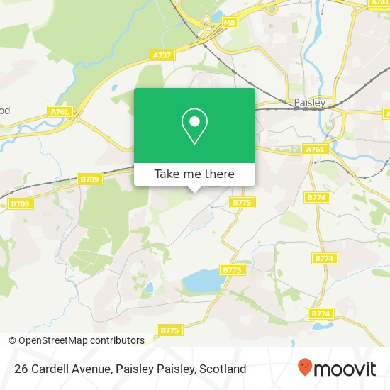 26 Cardell Avenue, Paisley Paisley map