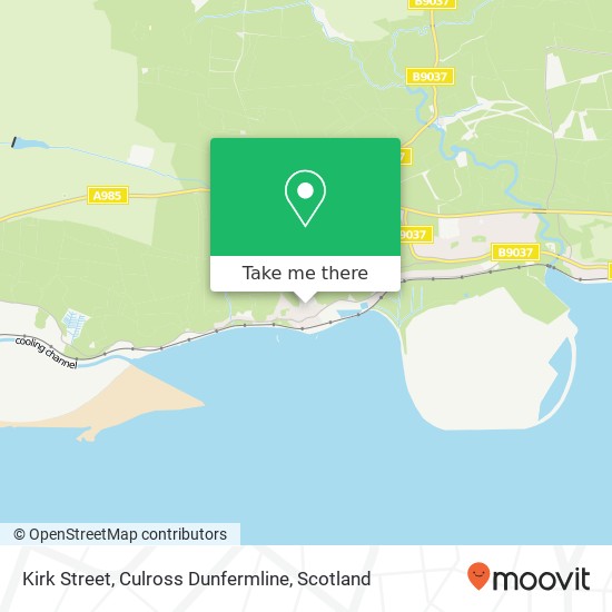 Kirk Street, Culross Dunfermline map