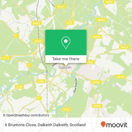 6 Bruntons Close, Dalkeith Dalkeith map