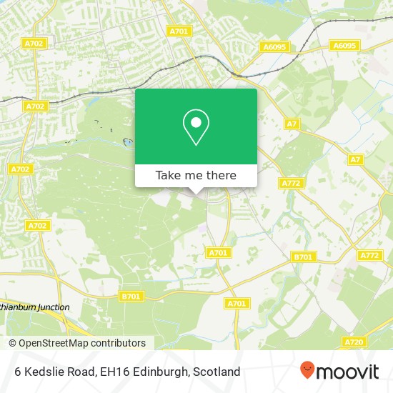 6 Kedslie Road, EH16 Edinburgh map