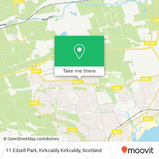 11 Edzell Park, Kirkcaldy Kirkcaldy map