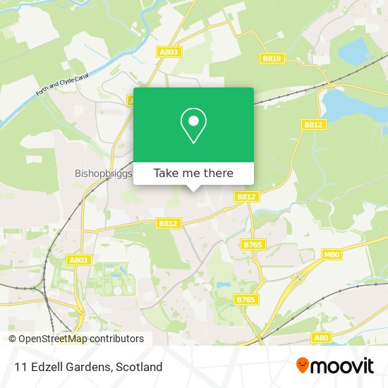 11 Edzell Gardens map