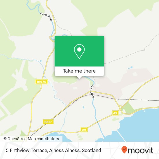 5 Firthview Terrace, Alness Alness map