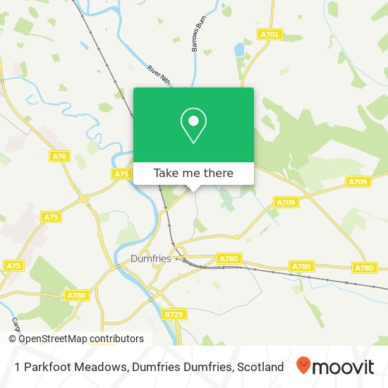 1 Parkfoot Meadows, Dumfries Dumfries map