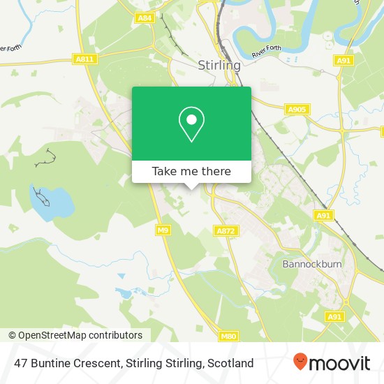 47 Buntine Crescent, Stirling Stirling map