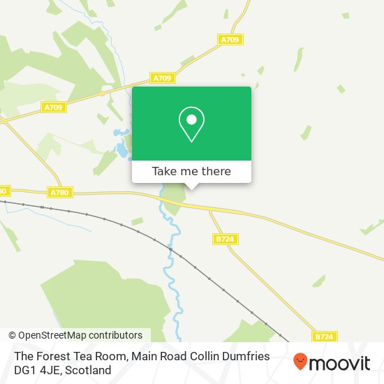 The Forest Tea Room, Main Road Collin Dumfries DG1 4JE map