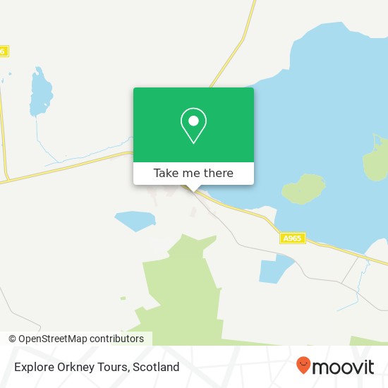 Explore Orkney Tours map